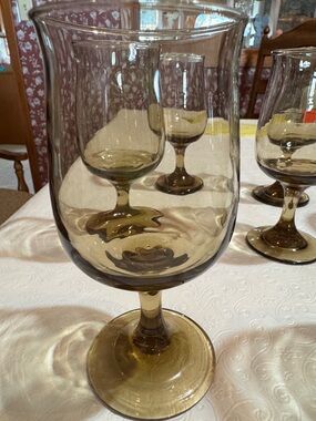 Smoke Brown 6oz Goblets